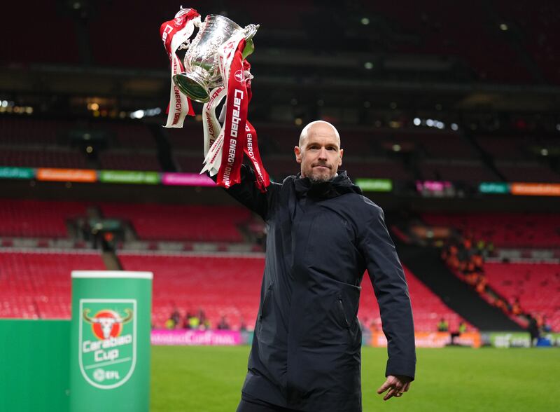 MANAGER: Erik ten Hag 8: Impressive first season for the Dutch manager with a trophy and a third-place finish. Going out limply to Sevilla stung, but he handled the big decisions well, especially concerning Ronaldo. A disciplinarian with a human touch, he’s no-nonsense and comfortable with the demands of being in charge of a huge club. Needs to be backed so he can continue to improve United. PA

 