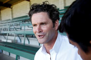 FILE PHOTO: Former New Zealand cricketer Chris Cairns gives a news conference on day four of the first international test cricket match against New Zealand, at Eden Park in Auckland, February 9, 2014.  REUTERS / Nigel Marple / File Photo