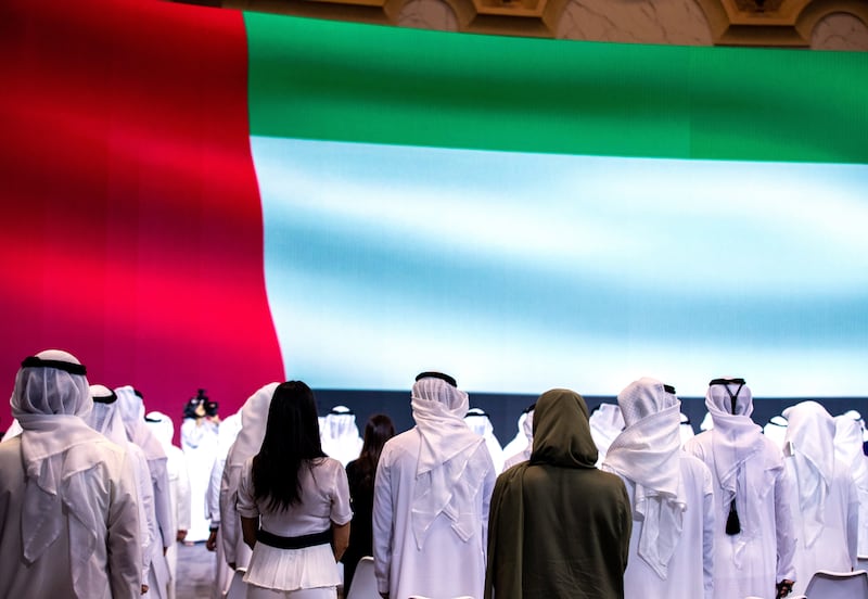 At Qasr Al Watan, ministers set out the latest 13 items in the UAE's 'Projects of the 50' plan.