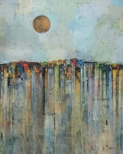 'Floating City XIV' by Addis Gezehagn, whose works will be brought to Art Dubai. Courtesy Addis Fine Art 