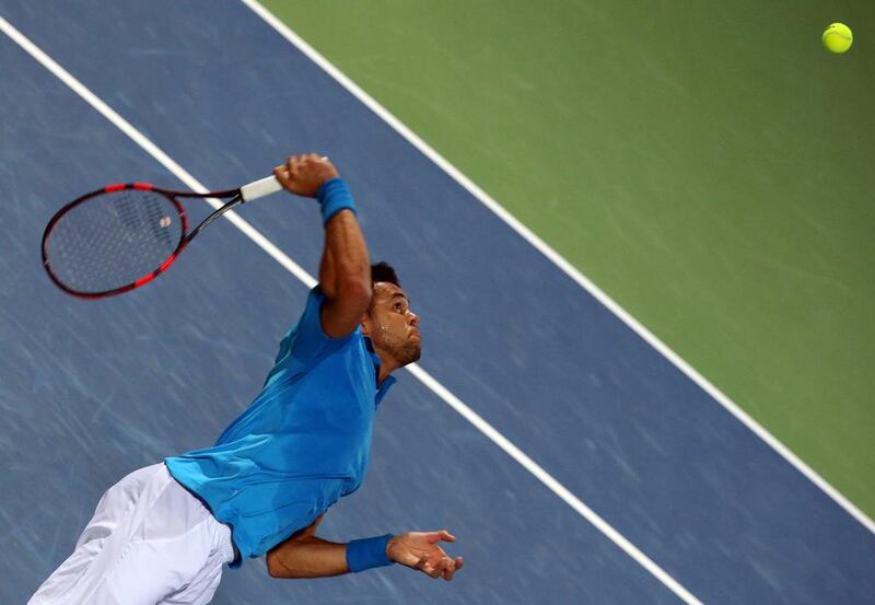 Jo-Wilfried Tsonga was in excellent form against Victor Hanescu in the first round. Ali Haider / EPA