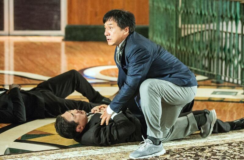 No 5: Jackie Chan ($49 million) continues to break the bank in China, although his 2016 and 2017 films didn't really make waves in other parts of the world. These included Kung Fu Yoga, Skiptrace and Railroad Tigers. Courtesy Gulf Film