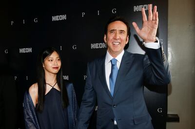 Nicolas Cage and Riko Shibata are now expecting their first child together. Reuters 