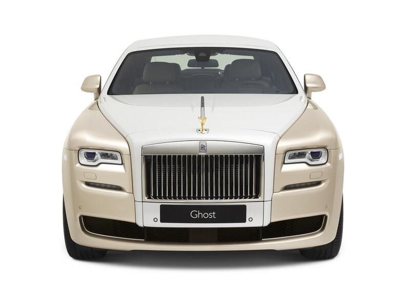 The Wisdom Collection Rolls-Royce Ghost, inspired by ancient trade routes. Courtesy Abu Dhabi Motors