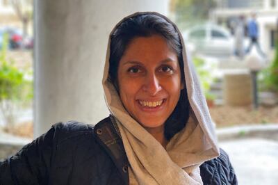 A British-Iranian aid worker, Nazanin Zaghari-Ratcliffe, poses for a photo after she was released from house arrest in Tehran, Iran March 7, 2021. Zaghari family/WANA/Handout via REUTERS ATTENTION EDITORS - THIS IMAGE HAS BEEN SUPPLIED BY A THIRD PARTY  THIS PICTURE WAS PROCESSED BY REUTERS TO ENHANCE QUALITY. AN UNPROCESSED VERSION HAS BEEN PROVIDED SEPARATELY.