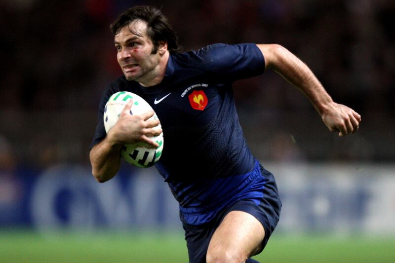 French rugby star Christophe Dominici, 48. PA