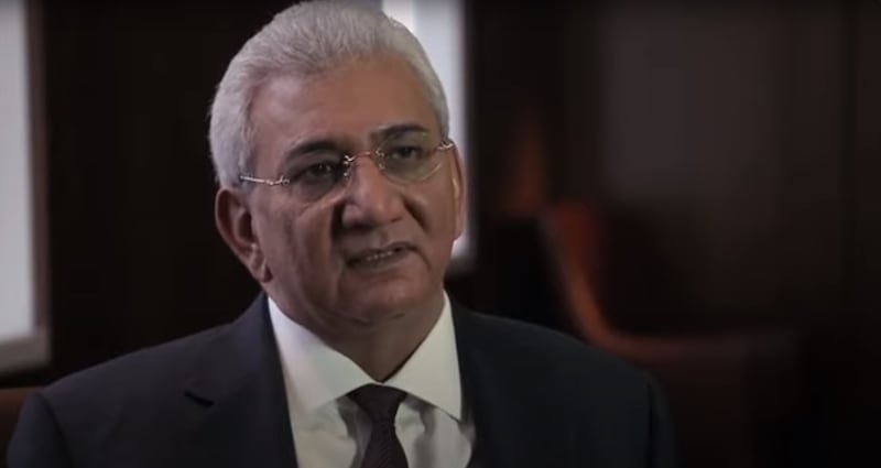 Waqar Siddique in a screengrab from a video posted on YouTube by the Abraaj Group.