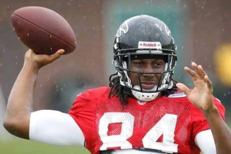 Roddy White realises that the best thing for the Atlanta Falcons is for him to share the load at wide receiver with Julio Jones and Harry Graham rather than hog all the passes.