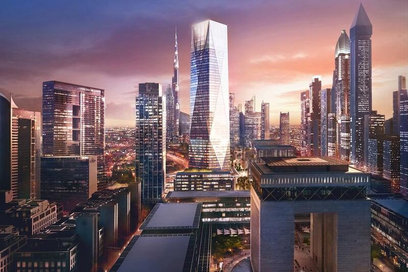 The $1bn ICD Brookfield Place tower in Dubai's DIFC. The UAE real estate market in 2019 will be characterised by fresh strategies by investors. Courtesy Brookfield Property Partners