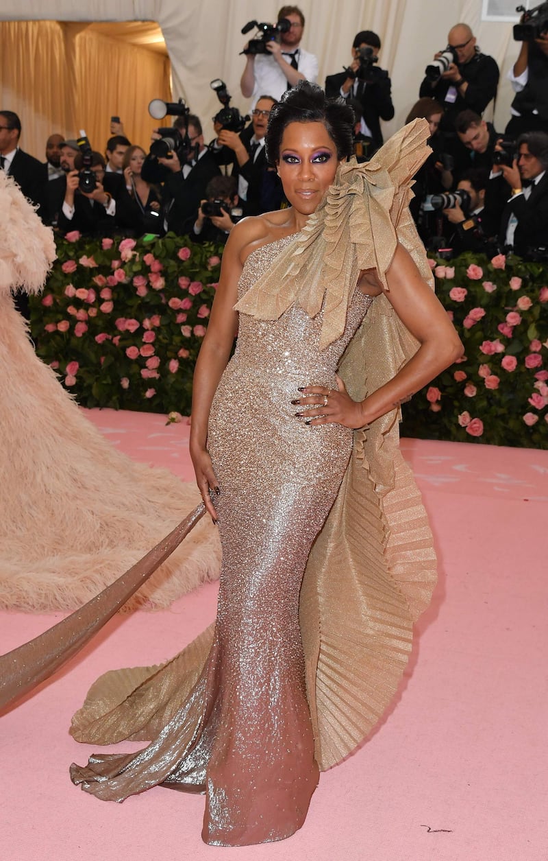 Actress Regina King arrives at the 2019 Met Gala in New York on May 6. AFP