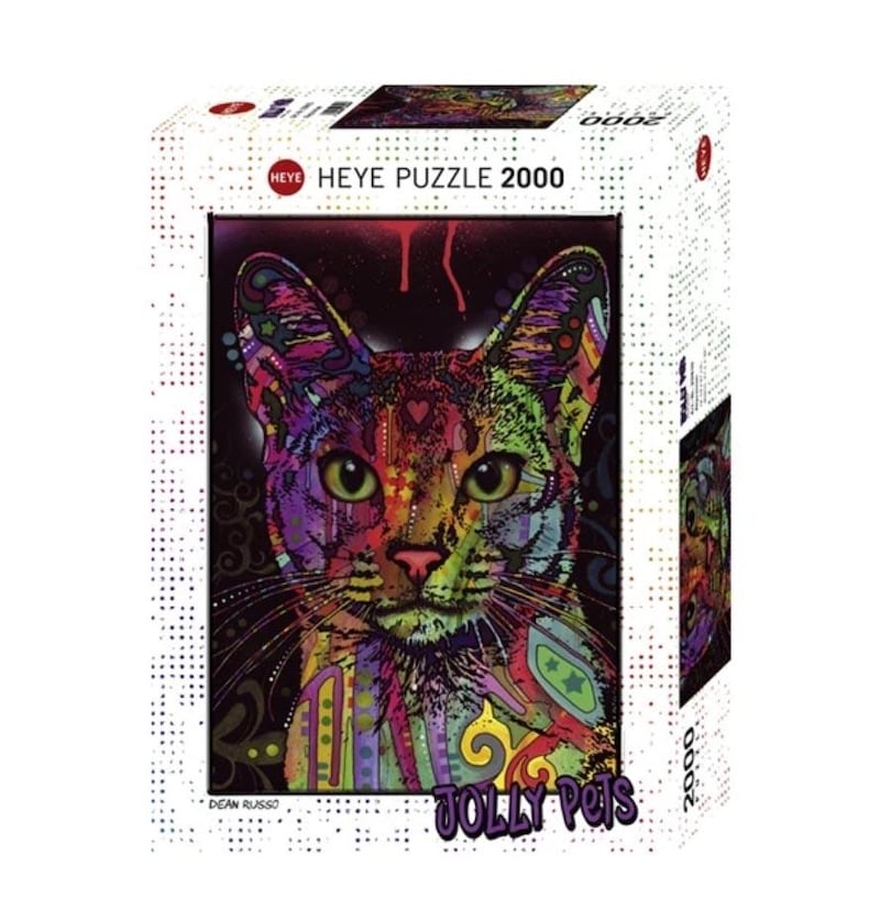 Abyssinian cat puzzle for adults, 2,000 pieces, Dh139, www.backtogames.com