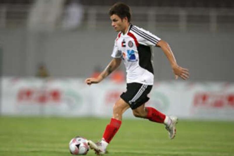 Al Jazira's Brazilian star Rafael Sobis was the player brought down for the controversial penalty against Al Nasr.