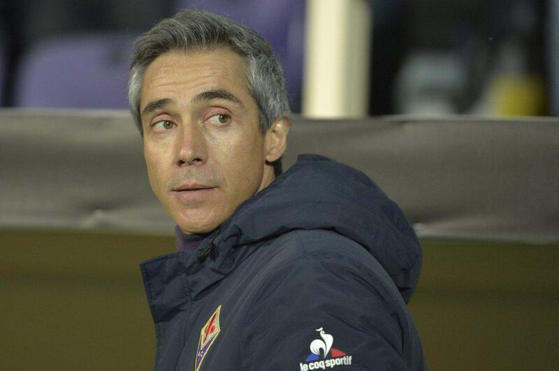 Paulo Sousa, Fiorentina’s coach from Portugal, looks on before the Uefa Europa League football match Fiorentina vs Tottenham on February 18, 2016 at Florence’s Stadio Artemio Franchi.  AFP PHOTO / ANDREAS SOLARO