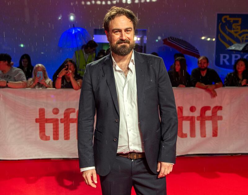 Justin Kurzel arrives at the world premiere of 'True History of the Kelly Gang' at the Toronto International Film Festival on September 11, 2019. AP