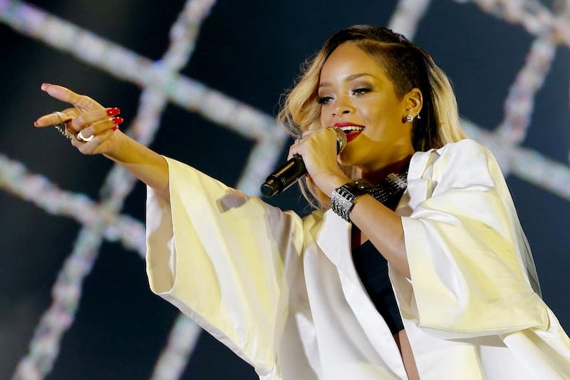 Singer Rihanna will perform on Sunday, November 27 as part of the Abu Dhabi After-Race concert. Abdeljalil Bounhar / AP photo