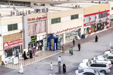 The streets of Baniyas are usually bustling with Eid shoppers but, this year, celebrations are expected to be muted due to the coronavirus outbreak. Reem Mohammed / The National