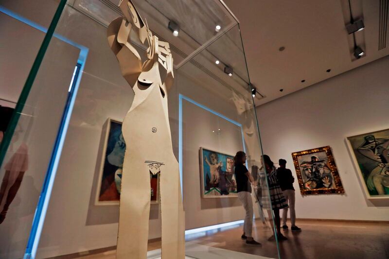 The show has been curated by Camille Frasca from the Picasso-Paris National Museum and Yasmine Chemali from the Sursock Museum. Joseph Eid / AFP