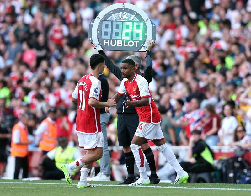 Reiss Nelson (on for Martinelli ‘90) - NR: A short but breathless cameo for the 23-year-old in the thick of a frantic finale. Reuters