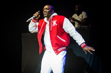 Akon made his Saudi Arabia debut with a performance during the launch of Sharqiah Season. Getty 