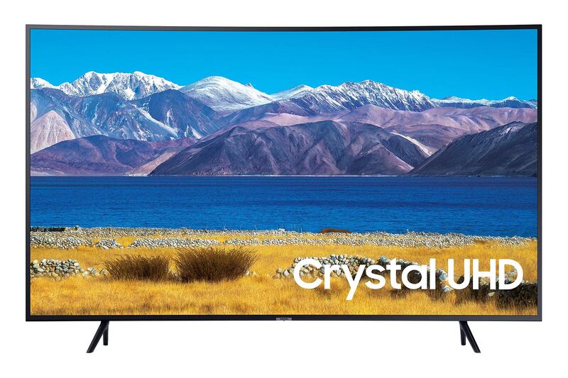 Samsung 55TU8300UX 55 Inch Curved 4K UHD Smart TV: now Dh1,899, previous price unavailable. Courtesy Amazon