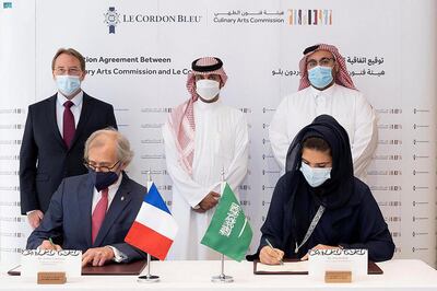 The Culinary Arts Authority signing agreement with Le Codon Bleu International. SPA