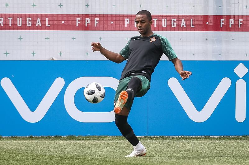 Portugal's national team player Ricardo Pereira during the training session at the Kratovo training camp, which will be the Team Base Camp during the FIFA World Cup 2018 in Russia, Ramensky, Moscow, Russia, on June 19, 2018. Paulo Novais / EPA