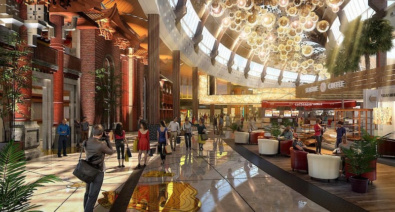 Cityland Group has announced plans to build a new 1.6 million sq ft mall complex next to Dubai’s Global Village. Courtesy Cityland Group