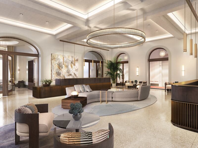 Interiors pay homage to the hotel's original grandeur, fused with a contemporary elegance.