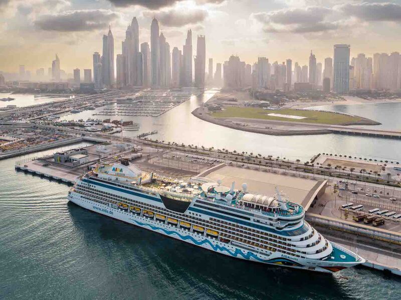 Dubai Harbour Cruise Terminal welcomes hundreds of thousands of passengers every year. Photo: Dubai Media Office