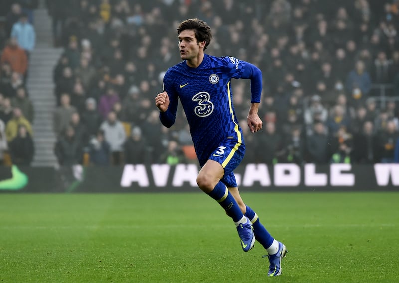 Marcos Alonso 7 - The perfect weight of pass played in Pulisic and Alonso should have got an assist for his efforts. Strong runs up the left flank stretched Wolves and kept them honest despite setting up to play deep. AP