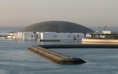 FILE PHOTO: General view of The Louvre Abu Dhabi Museum in Abu Dhabi, United Arab Emirates, January 3, 2019. Picture taken January 3, 2019. REUTERS/Hamad I Mohammed/File Photo