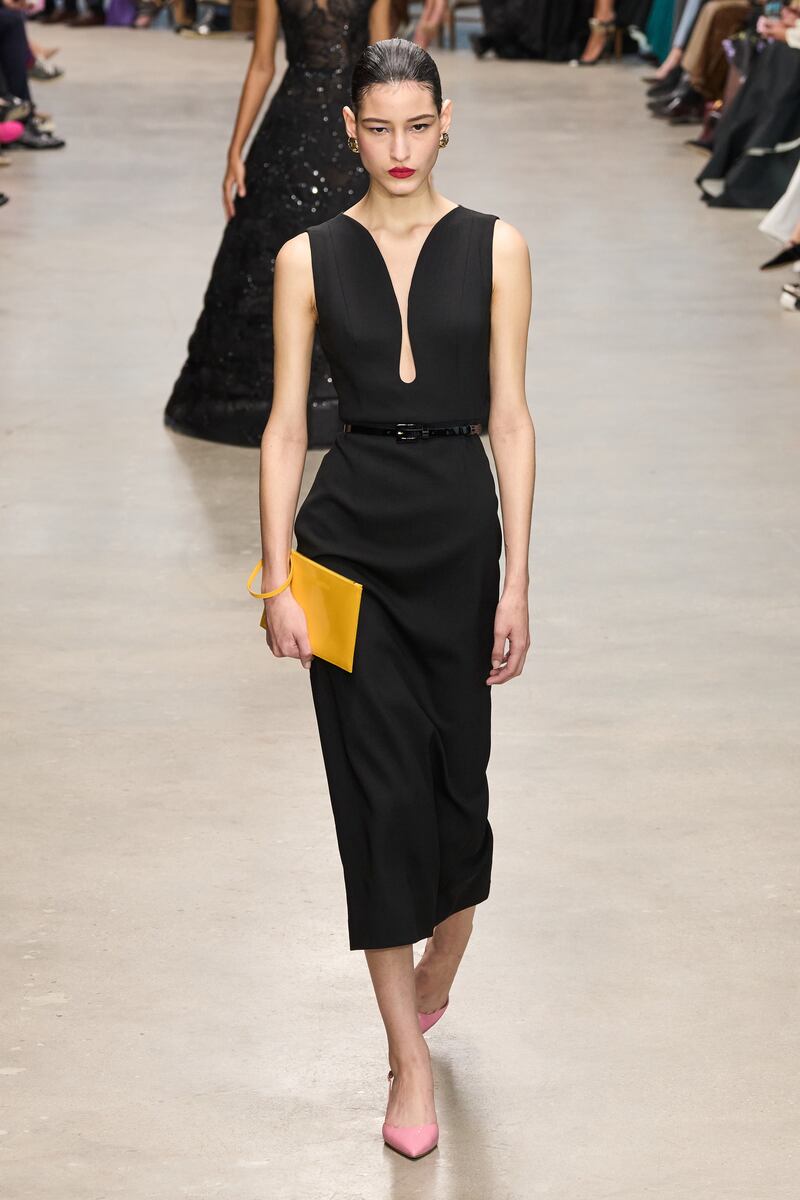 Showing that simple is best, a knock-out look by Carolina Herrera. Photo: Carolina Herrera
