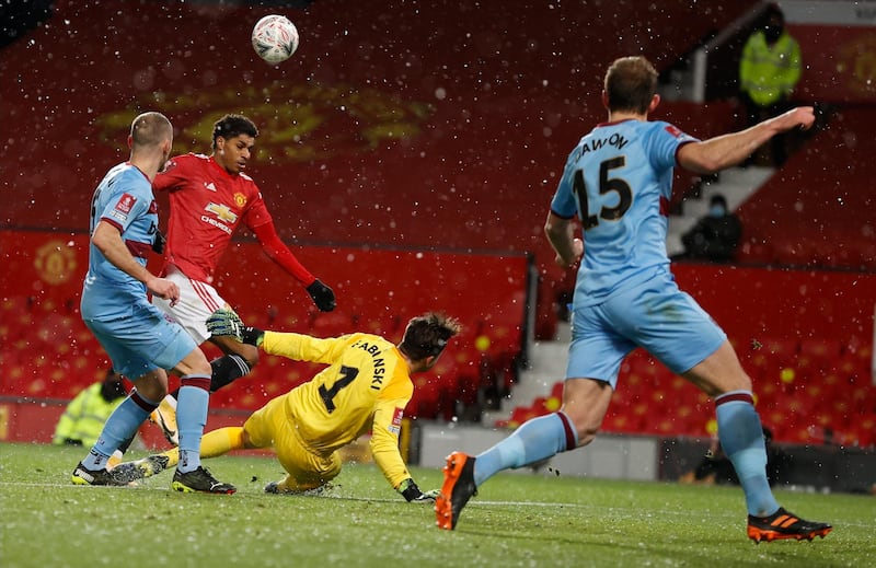 Marcus Rashford, 6 - 250th United appearance. Hoped to add to his 83 goals but Fabianski took advantage of him chesting the ball. Perfect touch to set up the winner. Still running until the 120th minute. He’s in the last eight of the FA Cup again, though, as United made that stage for a seventh consecutive season. EPA