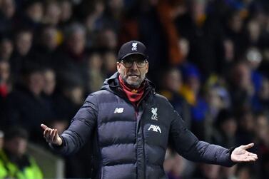 Jurgen Klopp will hand over the managerial reins to under-23 coach Neil Critchley for Liverpool's FA Cup replay with Shrewsbury Town. AFP