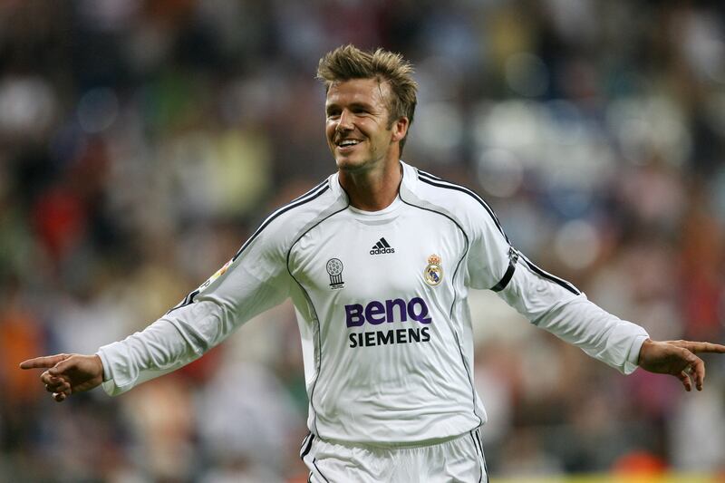 17) David Beckham - Manchester United to Real Madrid - €37.5m. AFP