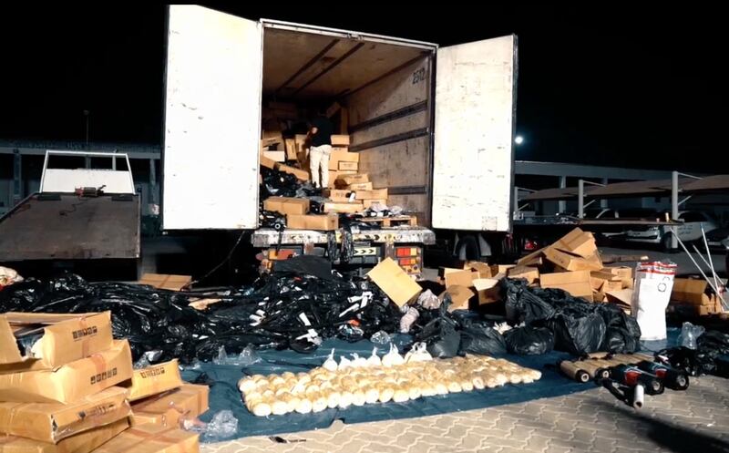 'Black Bags' led to the arrest of 24 suspects. Photo: Sharjah Police