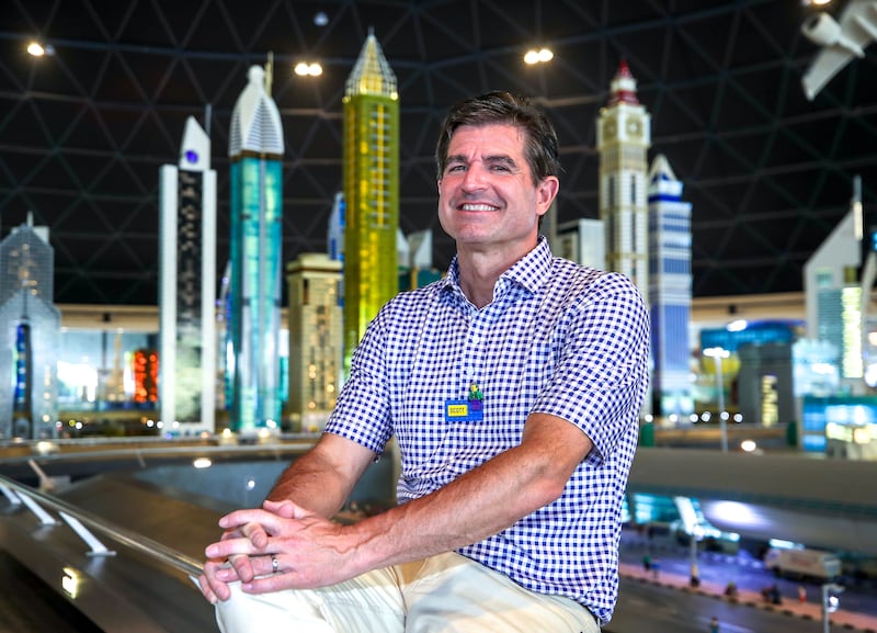 Scott O’Neil, chief executive of Merlin Entertainments, is considering further expansion of company operations in Dubai. Victor Besa / The National