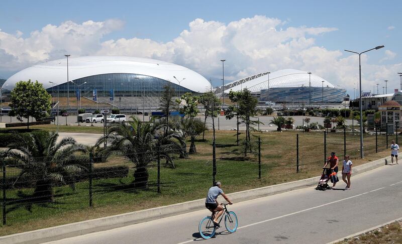 The Fisht Stadium ahead of the Fifa World Cup 2018 in Sochi. EPA