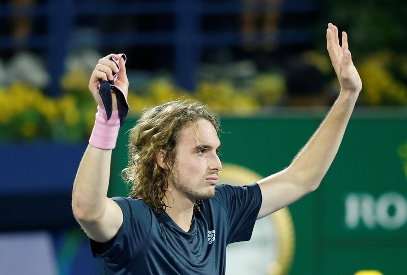 Tsitsipas will now be in the top 10 ATP rankings for the first time in his career next week. EPA