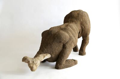 Animal sculpture 1 from Gilgamesh installation (2023). Photo: Ali Cherri Studio