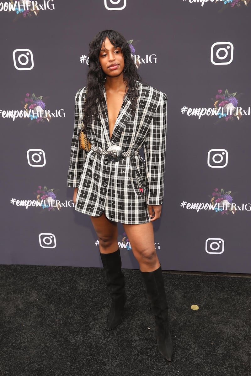 Honey attends Instagram's Grammy Luncheon at Ysabel in Los Angeles, California, on Friday, January 24. EPA