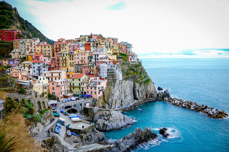 8. Italy's Cinque Terre is ranked eighth globally but first in Europe in the most popular Unesco-listed World Heritage sites.  Unsplash / Mark Pecar