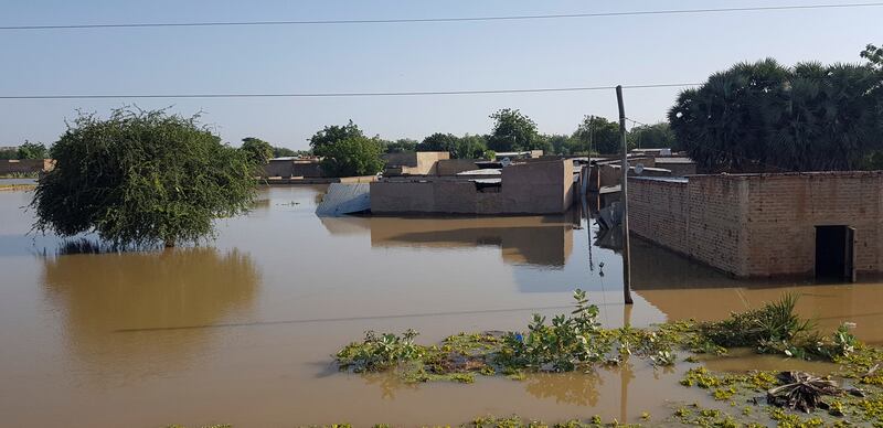 Submerged homes in the Chadian capital. Reuters