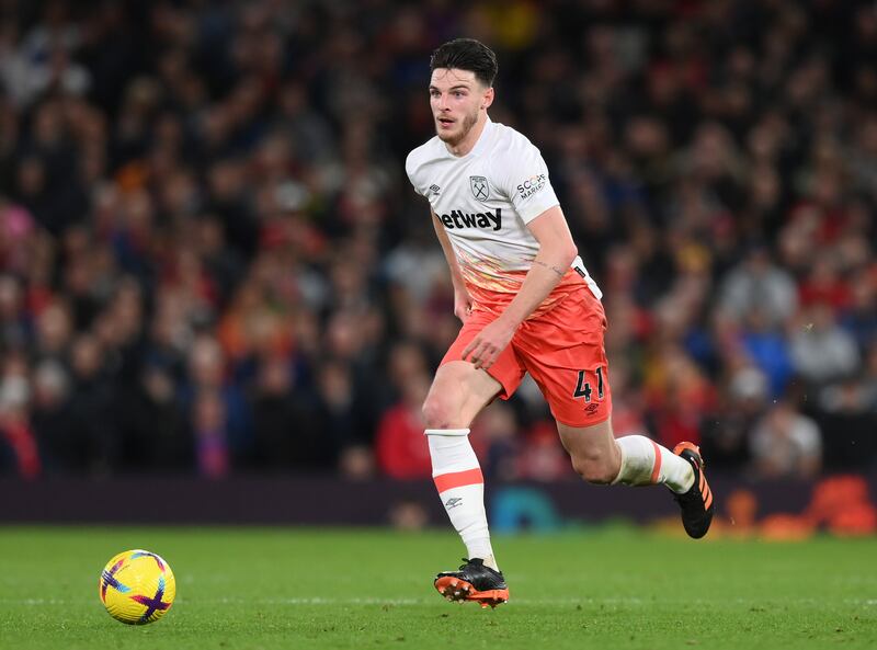 Declan Rice – 7. Raised eyebrows when he raced away down the line, only for the linesman to incorrectly halt the attack. Almost found Antonio when he clipped a peach into the box and was denied a sublime equaliser by a flying De Gea save. Getty