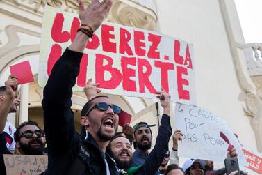 Hundreds of thousands of protesters gathered on the streets of the Algerian capital in their third, and largest Friday protest to try to break President Abdelaziz Bouteflika's hold on power. AP