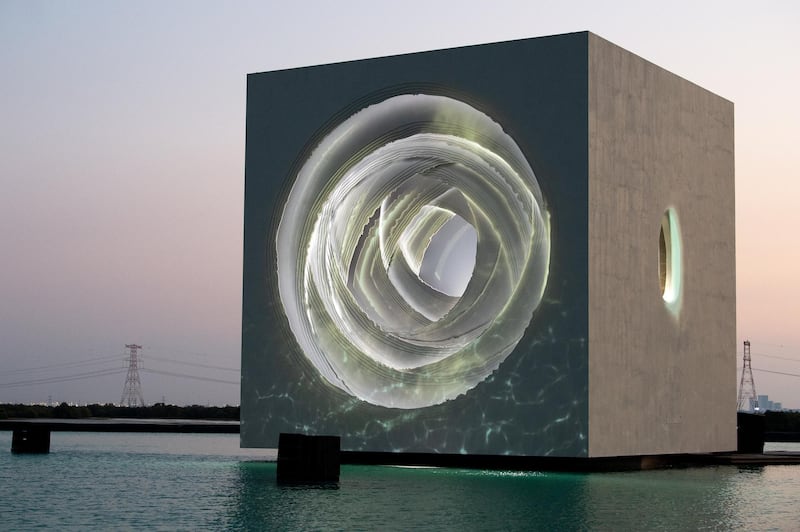 Art installation ‘The Seed’, designed by Es Devlin, is open to the public at Jubail Mangrove Park in Abu Dhabi. All images courtesy of the Organising Committee of the Official 49th UAE National Day