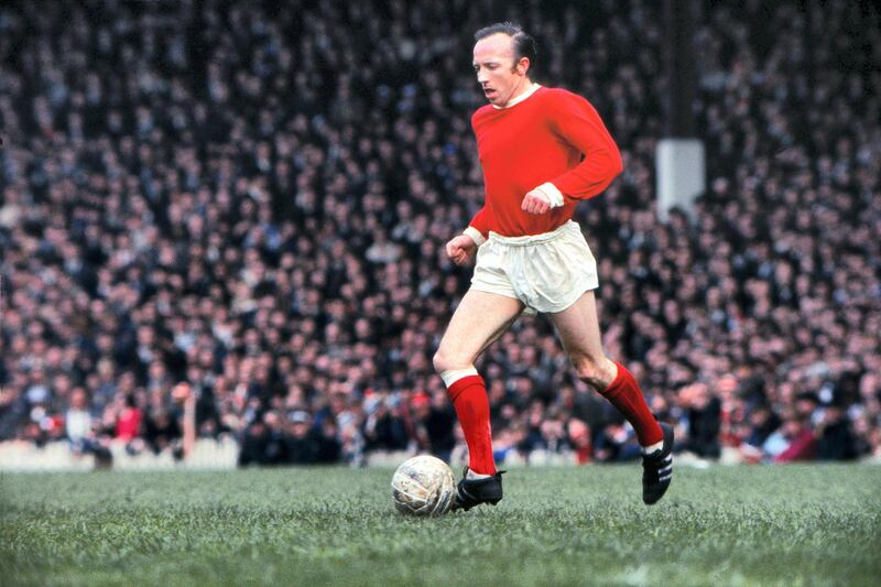 Mandatory Credit: Photo by Colorsport/Shutterstock (3156361a)
Football - 1968 / 1969 First Division - Manchester United 3 Leicester City 2 United's Nobby Stiles at Old Trafford Man Utd 3 Leicester 2
Sport