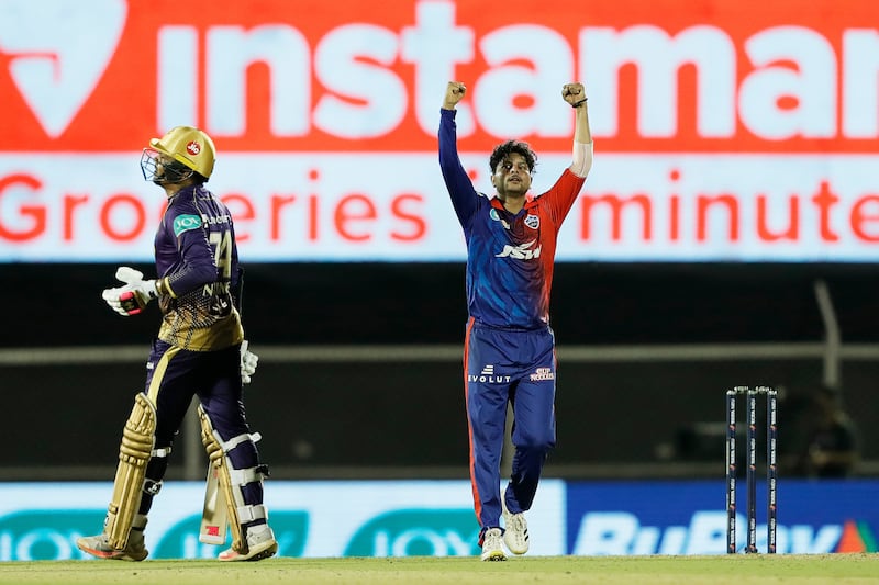 Kuldeep Yadav of Delhi Capitals picked up four wickets on Sunday. 