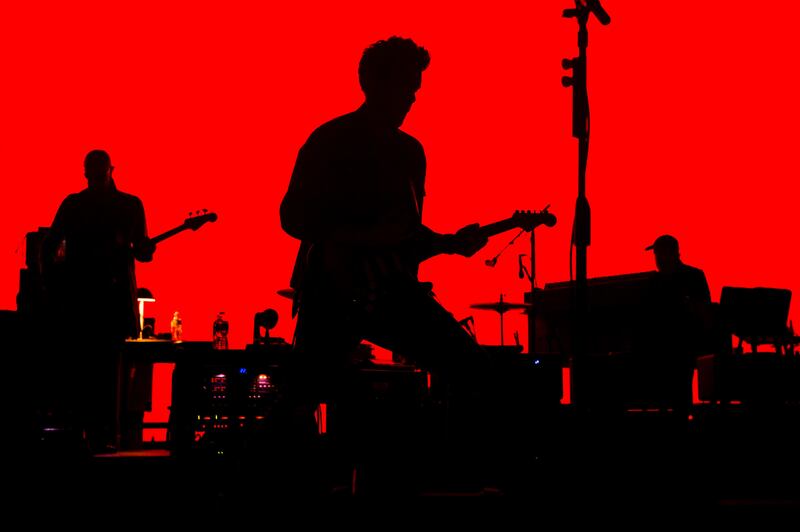 
                  John Mayer performs on The Search for Everything World Tour at Jones Beach Theater on Wednesday, Aug. 23, 2017 in Wantagh, New York. (Photo by Scott Roth/Invision/AP)
               