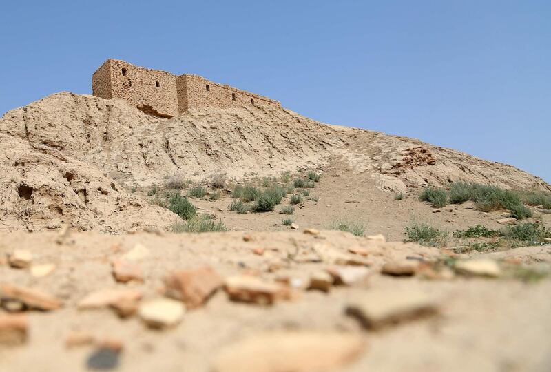 The ziiggurat at Nippur, in the Diwaniya governorate in southern Iraq. AFP